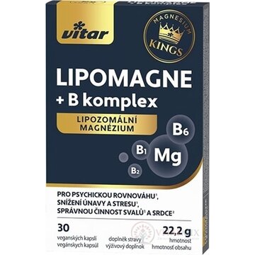 VITAR KINGS LIPOMAGNE + B komplex cps 1x30 ks obrázok