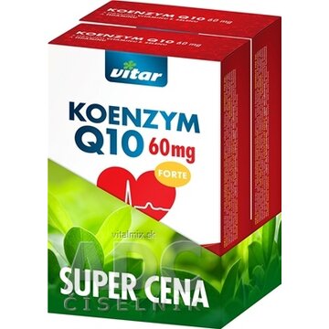 VITAR KOENZYM Q10 FORTE 60 mg DUOPACK cps 2x60 (120 ks), 1x1 set obrázok