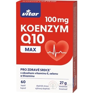 VITAR KOENZYM Q10 MAX 100 mg cps 1x60 ks obrázok