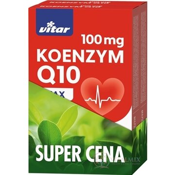 VITAR KOENZYM Q10 MAX 100 mg DUOPACK cps 2x60 ks (120 ks), 1x1 set obrázok