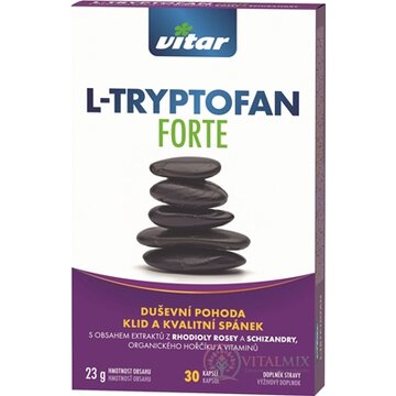 VITAR L-TRYPTOFAN FORTE cps 1x30 ks obrázok