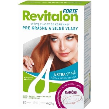VITAR Revitalon FORTE cps 60 ks + darček: pozlatený náramok z klenotníckej zliatiny 1 ks, 1x1 set obrázok
