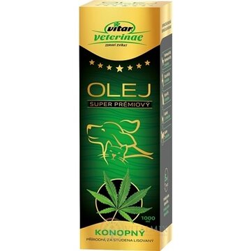 VITAR Veterinae KONOPNÝ OLEJ 1x1000 ml obrázok