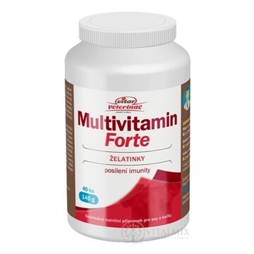 VITAR Veterinae Multivitamín Forte želatínky 1x40 ks obrázok