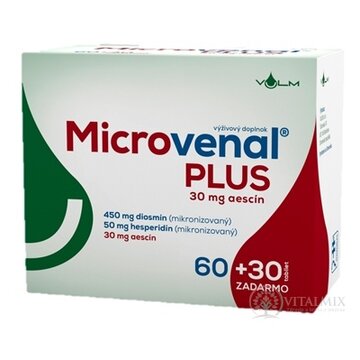 VULM Microvenal PLUS tbl flm 60+30 zadarmo (90 ks) obrázok