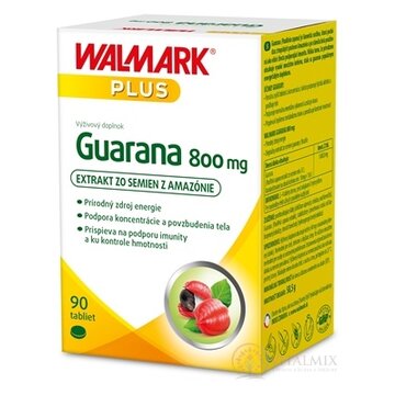 WALMARK Guarana 800 mg tbl 1x90 ks obrázok