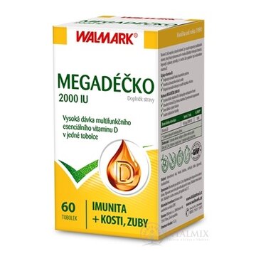 WALMARK Megadéčko 2000 IU cps 1x60 ks obrázok