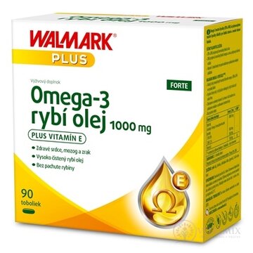 WALMARK Omega-3 rybí olej FORTE cps 1x90 ks obrázok