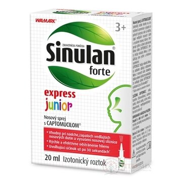WALMARK Sinulan forte express junior nosový sprej 1x20 ml obrázok