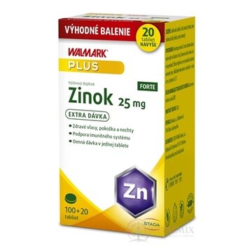 WALMARK Zinok FORTE 25 mg tbl 100+20 navyše (120 ks) obrázok