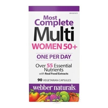Webber Naturals Multivitamín pre ženy 50+ cps 1x90 ks obrázok