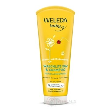 WELEDA baby NECHTÍKOVÝ detský šampón (Calendula Babywash & Shampoo) 1x200 ml obrázok