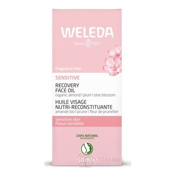 WELEDA Regeneračný pleťový olej Sensitive s bio mandľovým olejom 1x50 ml obrázok