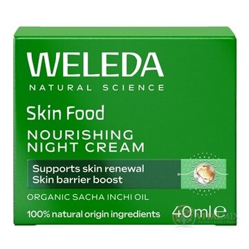 WELEDA Skin Food Nourishing Night Cream nočný pleťový krém, vyživuje a hydratuje  1x40 ml obrázok