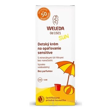 WELEDA SUN Detský krém na opaľovanie SPF 50 sensitive (Edelweiss Sonnencreme) 1x50 ml obrázok