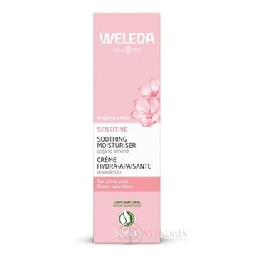 WELEDA Upokojujúci pleťový krém Sensitive s bio mandľovým olejom 1x30 ml obrázok