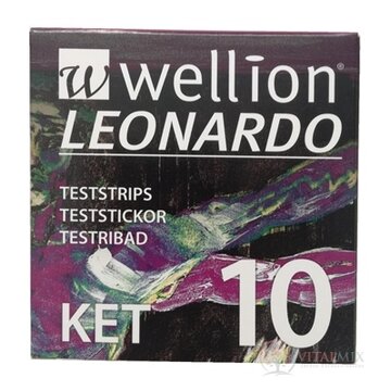 Wellion LEONARDO KET Prúžky testovacie (1 balenie) 1x10 ks obrázok