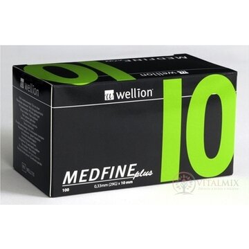 Wellion MEDFINE plus Penneedles 10 mm ihla na aplikáciu inzulínu pomocou pera 1x100 ks obrázok