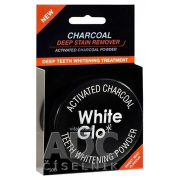 WHITE GLO CHARCOAL Bieliaci zubný púder 1x30 g obrázok