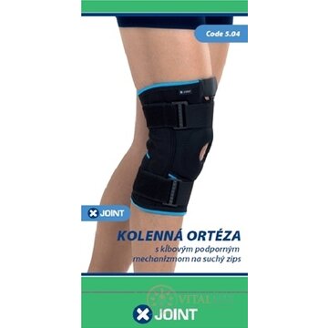 X-JOINT 504 Ortéza kolenná veľkosť S (31-34 cm) s kĺbovým podporným mechanizmom na suchý zips 1x1 ks obrázok