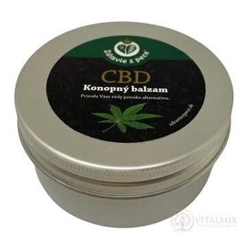 Zdravie z pece CBD Konopný balzam ručne vyrábaný 1x80 ml obrázok