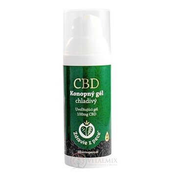 Zdravie z pece CBD Konopný gél chladivý emulzný, mentolový 1x50 ml obrázok