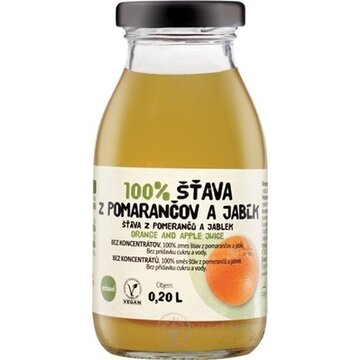 zdravo 100% ŠŤAVA Z POMARANČOV A JABĹK 1x200 ml obrázok