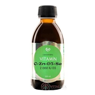 Zdravý svet Lipozomálny VITAMÍN C + Zn + D3 + Se 1x200 ml obrázok