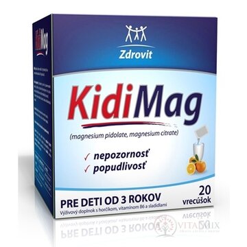 Zdrovit KidiMag vrecúška 1x20 ks obrázok