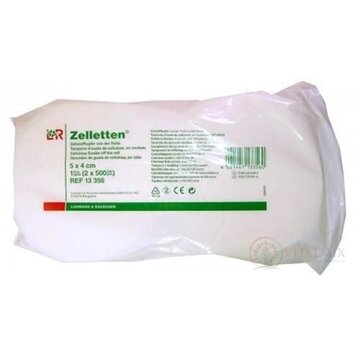 Zelletten 5x4 cm tampon z buničiny, rolky (á 500 tampónov) 1x2 ks obrázok