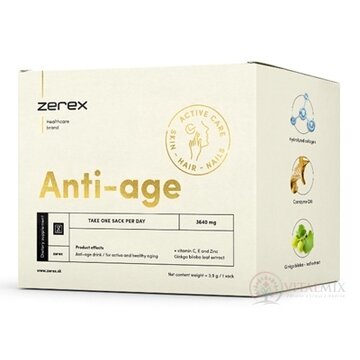 Zerex Anti-age drink prášok na prípravu nápoja vo vrecúškach 1x30 ks obrázok