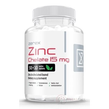 Zerex Zinok chelát 15 mg tbl 1x60 ks obrázok