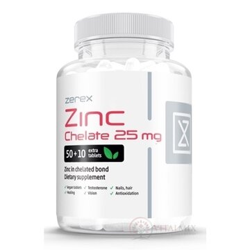 Zerex Zinok chelát 25 mg tbl 1x60 ks obrázok