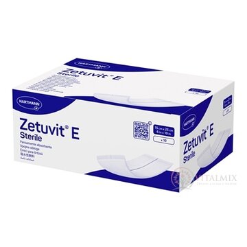 Zetuvit E Sterile sterilný nasiakavý kompres (15x25 cm) 1x10 ks obrázok