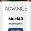 ADVANCE Multi40 Multivitamín Pre mužov cps 1x90 ks obrázok