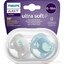 AVENT CUMLÍK Ultra Soft Premium 6-18m chlapec na utišovanie, silikón, FlexiFit, zvieratko 1x2 ks obrázok