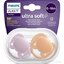 AVENT CUMLÍK Ultra Soft Premium 6-18m dievča na utišovanie, silikón, FlexiFit, neutral 1x2 ks obrázok