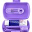 CURAPROX Kids travel set fialový (1x zubná kefka, 2x medzizubná kefka CPS, 1x zubná pasta melón 6+ 10 ml, 1x nálepka) 1x1 set obrázok