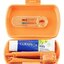 CURAPROX Kids travel set oranžový (1x zubná kefka, 2x medzizubná kefka CPS, 1x zubná pasta mäta 6+ 10 ml, 1x nálepka) 1x1 set obrázok