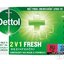 Dettol 2v1 FRESH Dezinfekčné obrúsky na ruky a povrchy 1x15 ks obrázok