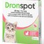 Dronspot 30 mg/7,5 mg spot-on (2 pipety) pre malé mačky (≥0,5 - 2,5 kg) 2x0,35 ml obrázok