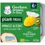 Gerber Organic Rastlinný dezert Mango a kiwi s kokosovým mliekom (od ukonč. 6. mesiaca) 4x90 g obrázok