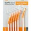 Medzizubné kefky SOFTdent Butterfly XS 0,4 mm zahnuté, oranžové 1x6 ks obrázok