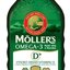 MOLLER´S Omega 3 RYBÍ OLEJ + vitamín D citrónová príchuť 1x250 ml obrázok