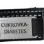 NÁRAMOK ZÁCHRANY CUKROVKA DIABETES na suchý zips s nerezovou známkou, čierny, dospelý 1x1 ks obrázok