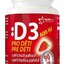 NUTRICIUS Vitamín D3 pre deti 400 IU s príchuťou jahôd tbl 1x90 ks obrázok