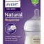 Philips AVENT FĽAŠA Natural Response 125 ml, priehľadná, 0-3m, cumlík prietok 2 (SCY900/01) 1x1 ks obrázok