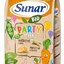 Sunar BIO Chrumky Party mix (hráškové struky a mrkvové kolieska)(od ukonč. 12. mesiaca) 1x45 g obrázok