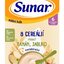 Sunar mliečna KAŠA 8 CEREÁLIÍ príchuť banán, jablko (od ukonč. 6. mesiaca) 1x210 g obrázok