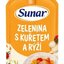 Sunar príkrm ZELENINA S KURACÍM MÄSOM A RYŽOU zeleninovo-mäsový (od ukonč. 6. mesiaca) 1x120 g obrázok